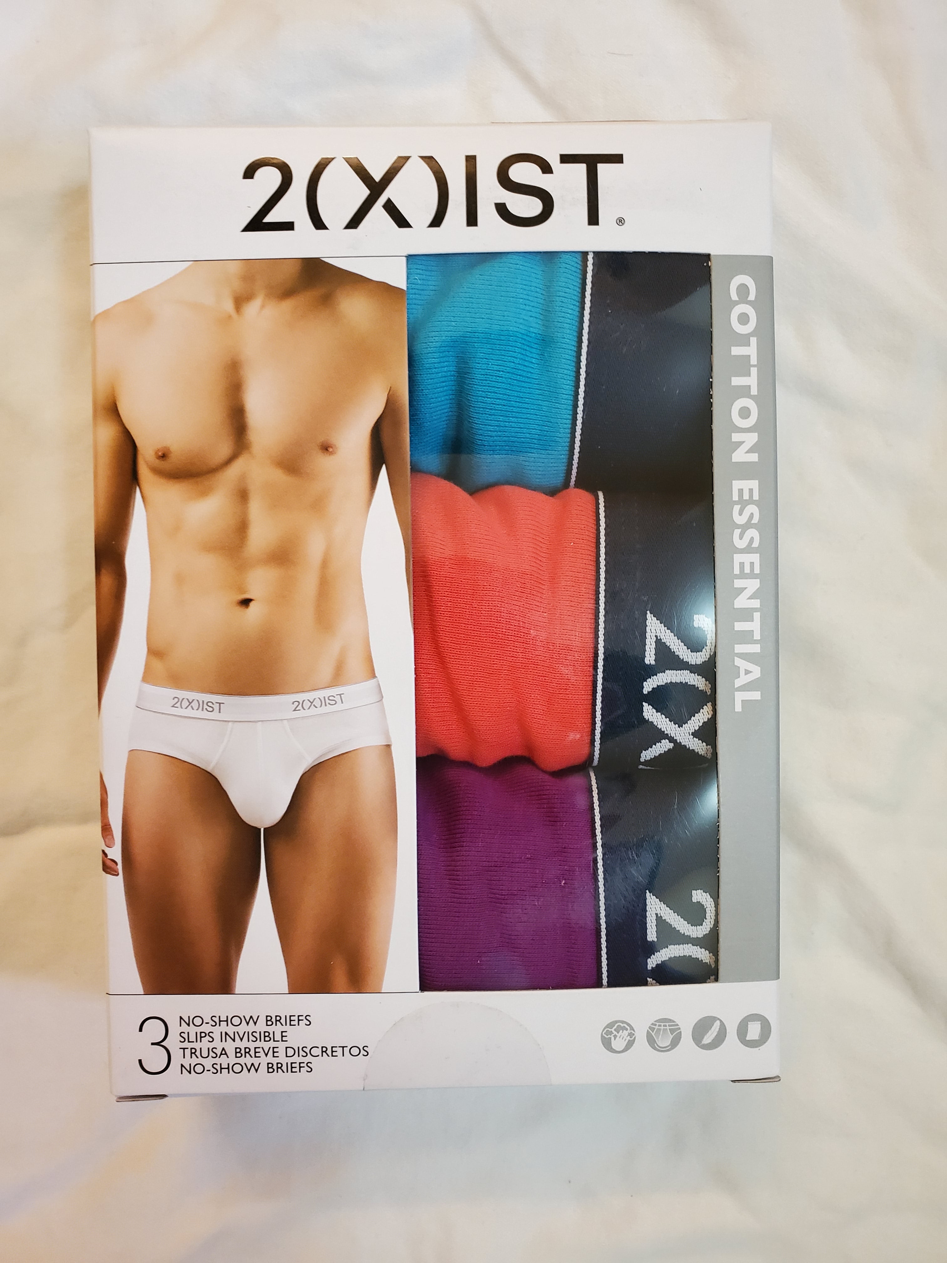2(X)IST Contour Pouch Briefs 3 Pack Vintage - Large (34-36)