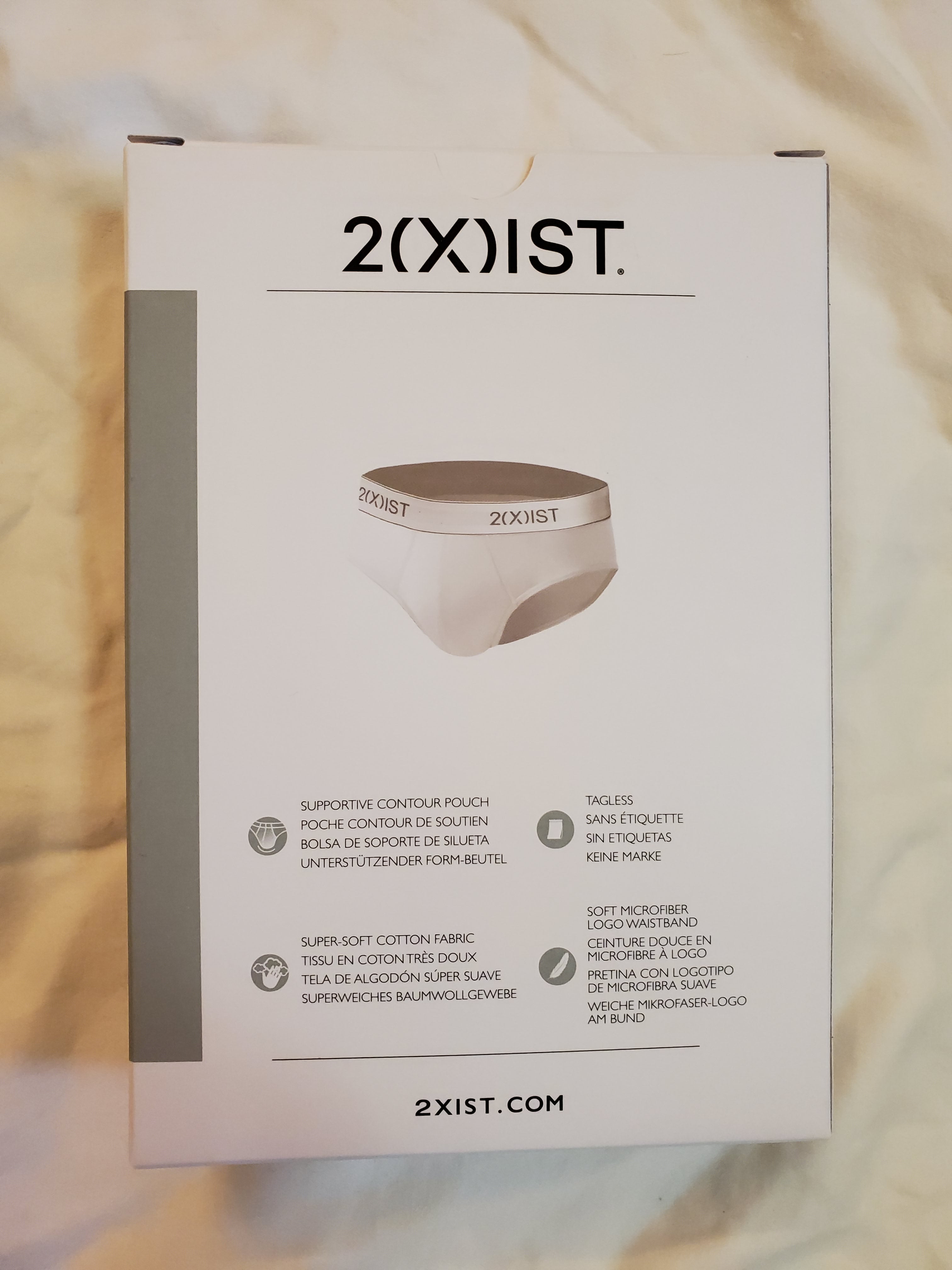2(X)IST Contour Pouch Briefs 3 Pack Vintage - Large (34-36)
