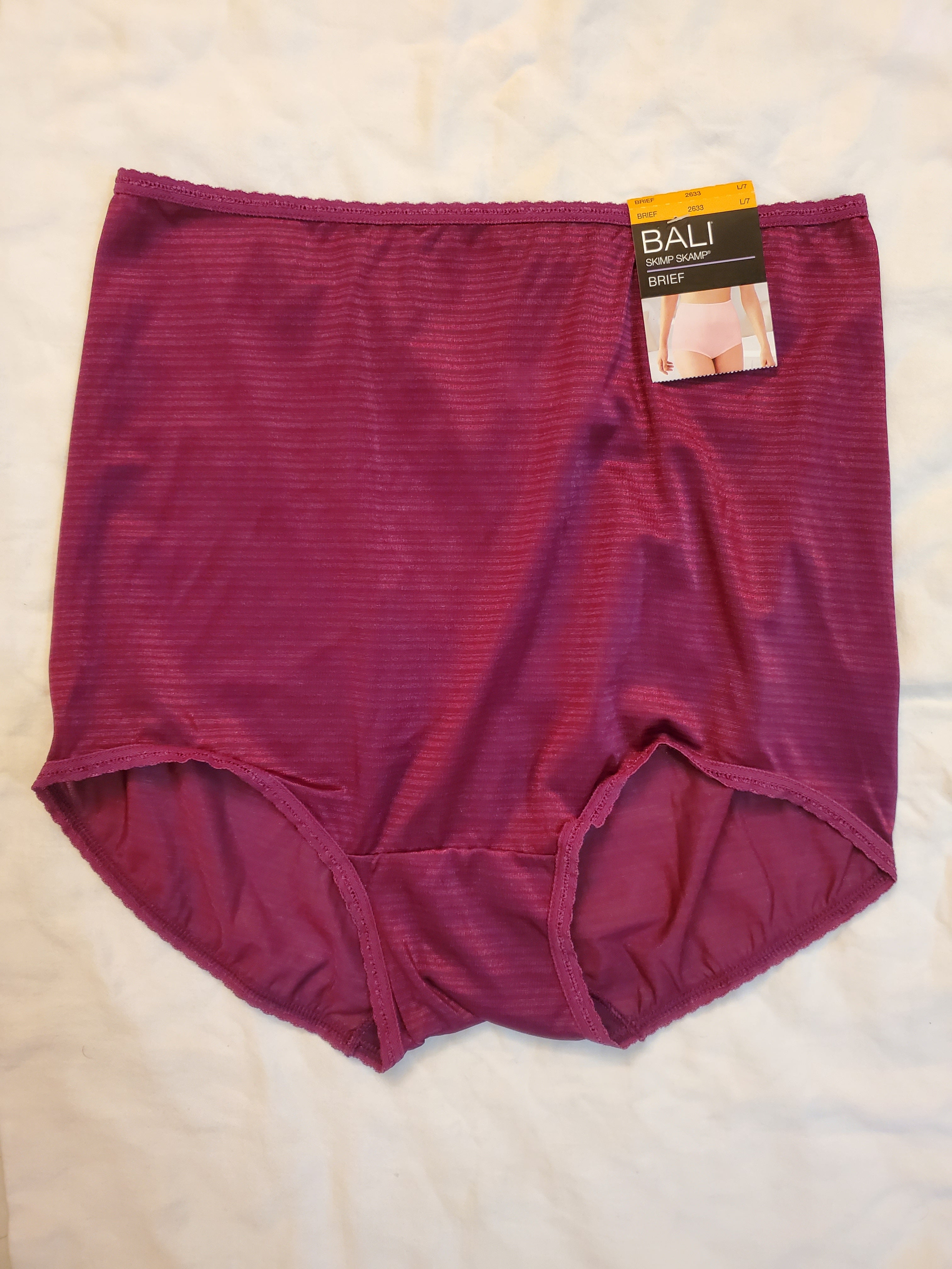 Bali Skimp Skamp Brief Panties for Women, Full Coverage - Large(7)