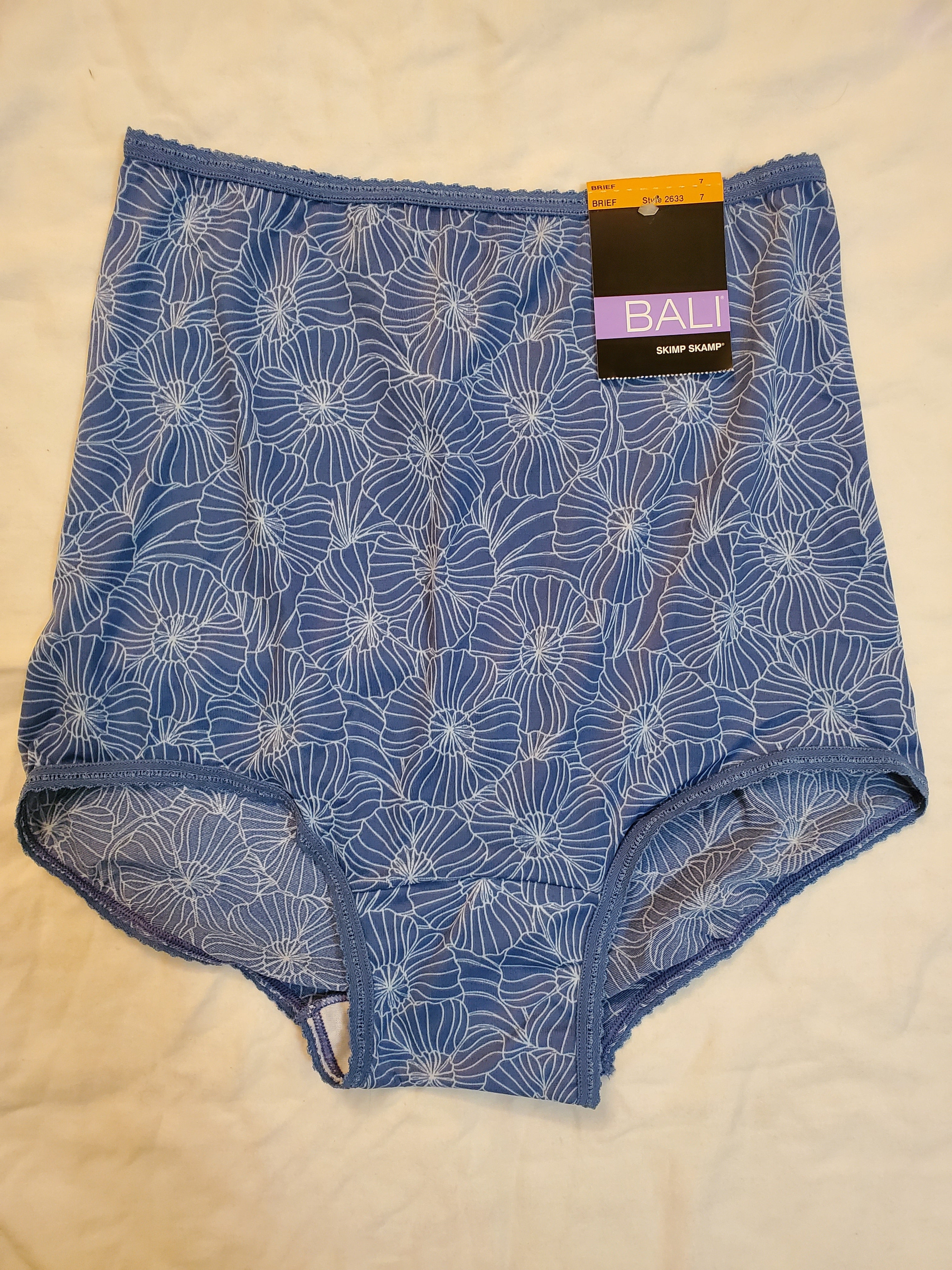 Bali Skimp Skamp Brief Panties for Women, Full Coverage - Large(7)