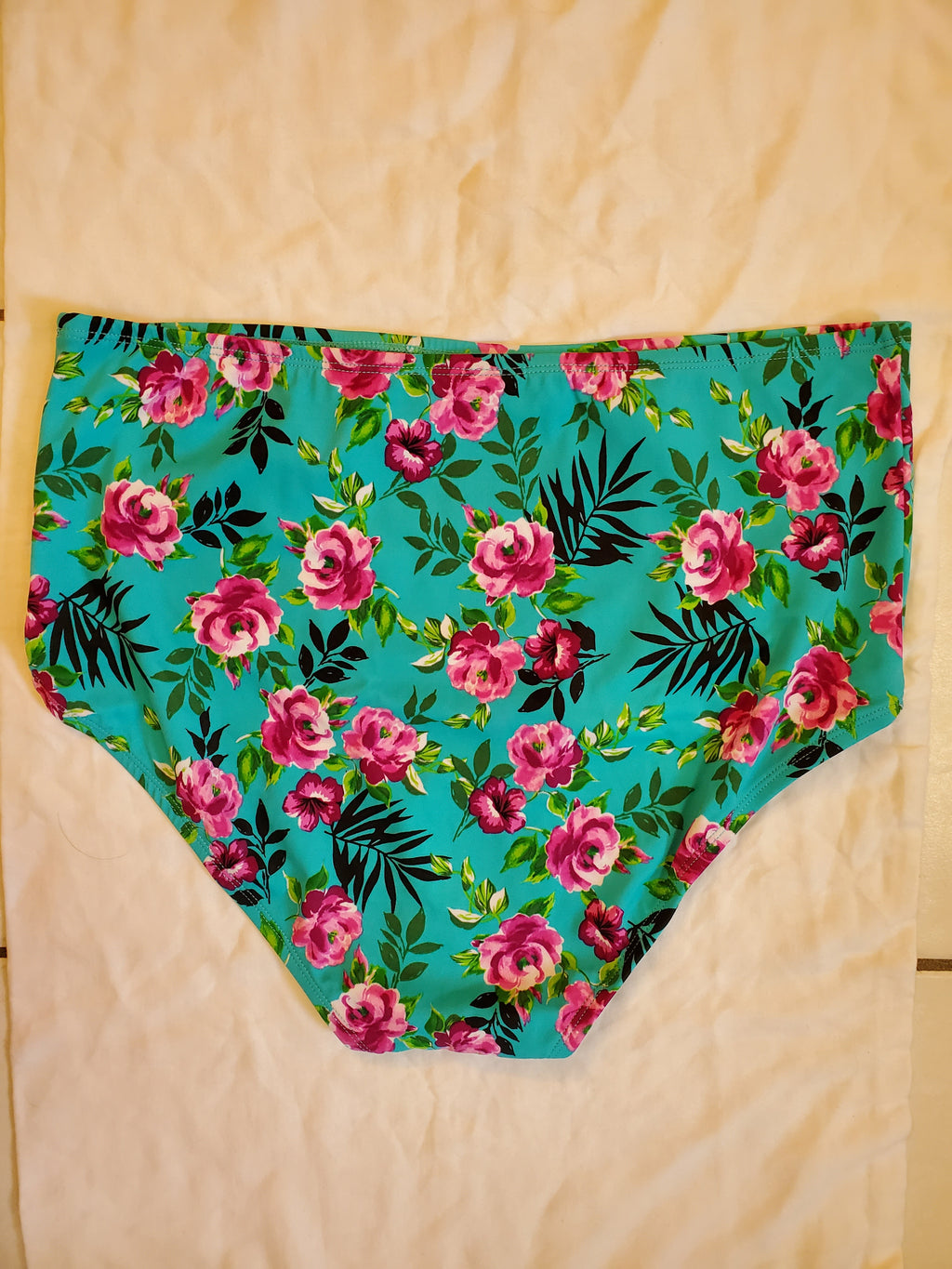100 Degrees Women's High Waist Bikini Swimsuit Bottom - Large (12 - 14)