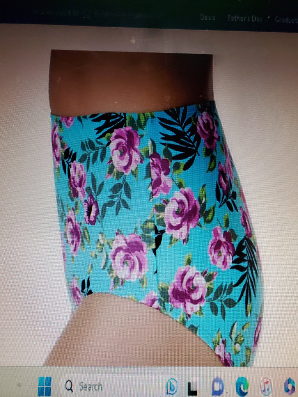 100 Degrees Women's High Waist Bikini Swimsuit Bottom - Large (12 - 14)