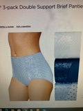 Bali Double Support Women's Brief Panty - 3 Pack - Large (7)