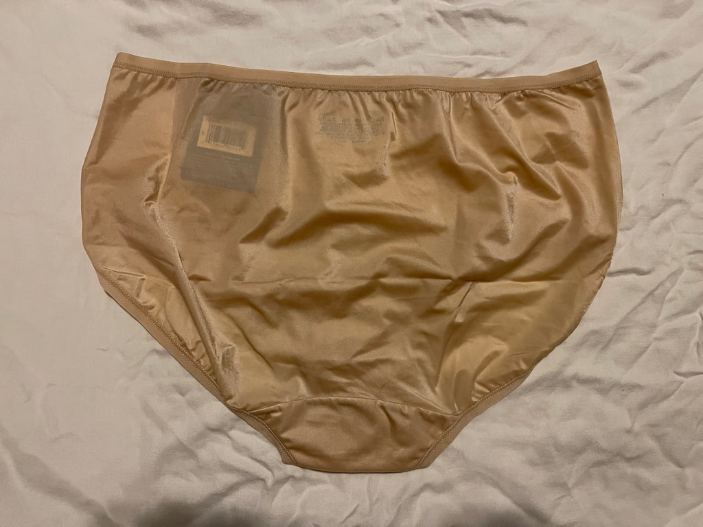 Bali Women's One Smooth U Comfort Indulgence Satin with Lace Hipster Panty - L/7
